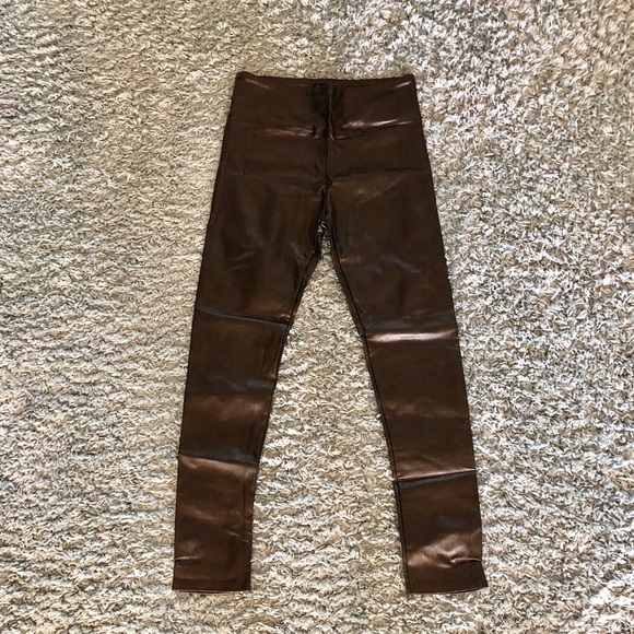 NWT Sz XL Women’s Leather-Like Leggings - Picture 1 of 4